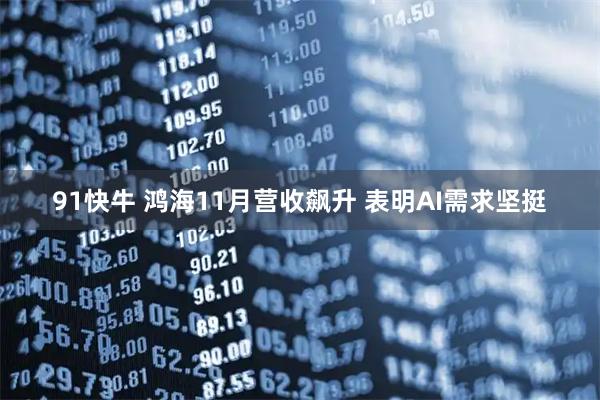 91快牛 鸿海11月营收飙升 表明AI需求坚挺
