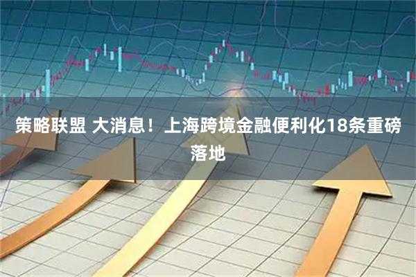 策略联盟 大消息！上海跨境金融便利化18条重磅落地