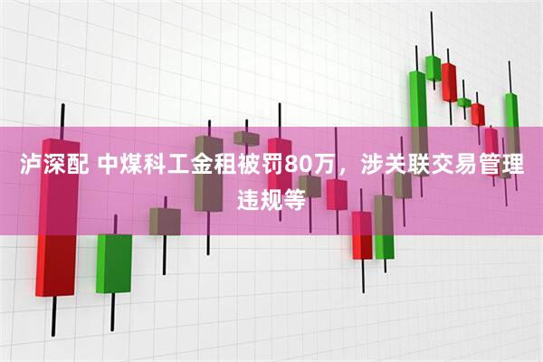 泸深配 中煤科工金租被罚80万，涉关联交易管理违规等